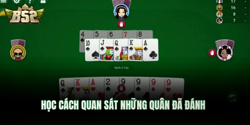 Học cách quan sát những quân đã đánh